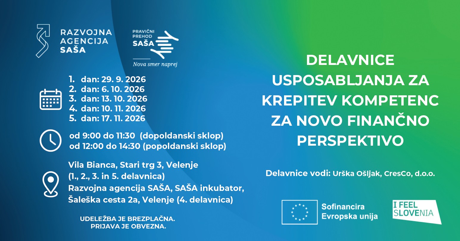 Delavnice za krepitev kompetenc za novo finančno perspektivo EU 2028–2034